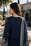 Zellbury Chikankari Embroidered Cotton Unstitched 3Pc Suit WUS26E34111