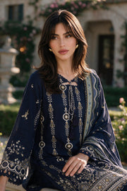 Zellbury Chikankari Embroidered Cotton Unstitched 3Pc Suit WUS26E34111