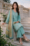 Zellbury Chikankari Embroidered Cotton Unstitched 3Pc Suit WUS26E34112