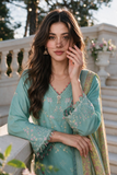 Zellbury Chikankari Embroidered Cotton Unstitched 3Pc Suit WUS26E34112