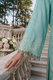 Zellbury Chikankari Embroidered Cotton Unstitched 3Pc Suit WUS26E34112