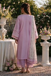 Zellbury Chikankari Embroidered Cotton Unstitched 3Pc Suit WUS26E34114