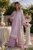 Zellbury Chikankari Embroidered Cotton Unstitched 3Pc Suit WUS26E34114