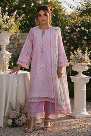 Zellbury Chikankari Embroidered Cotton Unstitched 3Pc Suit WUS26E34114