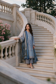Zellbury Chikankari Embroidered Cotton Unstitched 3Pc Suit WUS26E34119
