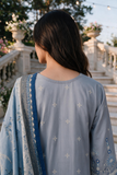 Zellbury Chikankari Embroidered Cotton Unstitched 3Pc Suit WUS26E34119