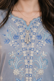 Zellbury Chikankari Embroidered Cotton Unstitched 3Pc Suit WUS26E34119