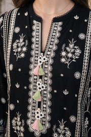 Zellbury Chikankari Embroidered Cotton Unstitched 3Pc Suit WUS26E34124