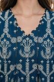 Zellbury Chikankari Embroidered Cotton Unstitched 3Pc Suit WUS26E34126