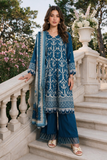 Zellbury Chikankari Embroidered Cotton Unstitched 3Pc Suit WUS26E34126