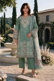 Zellbury Chikankari Embroidered Cotton Unstitched 3Pc Suit WUS26E34134