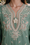 Zellbury Chikankari Embroidered Cotton Unstitched 3Pc Suit WUS26E34134