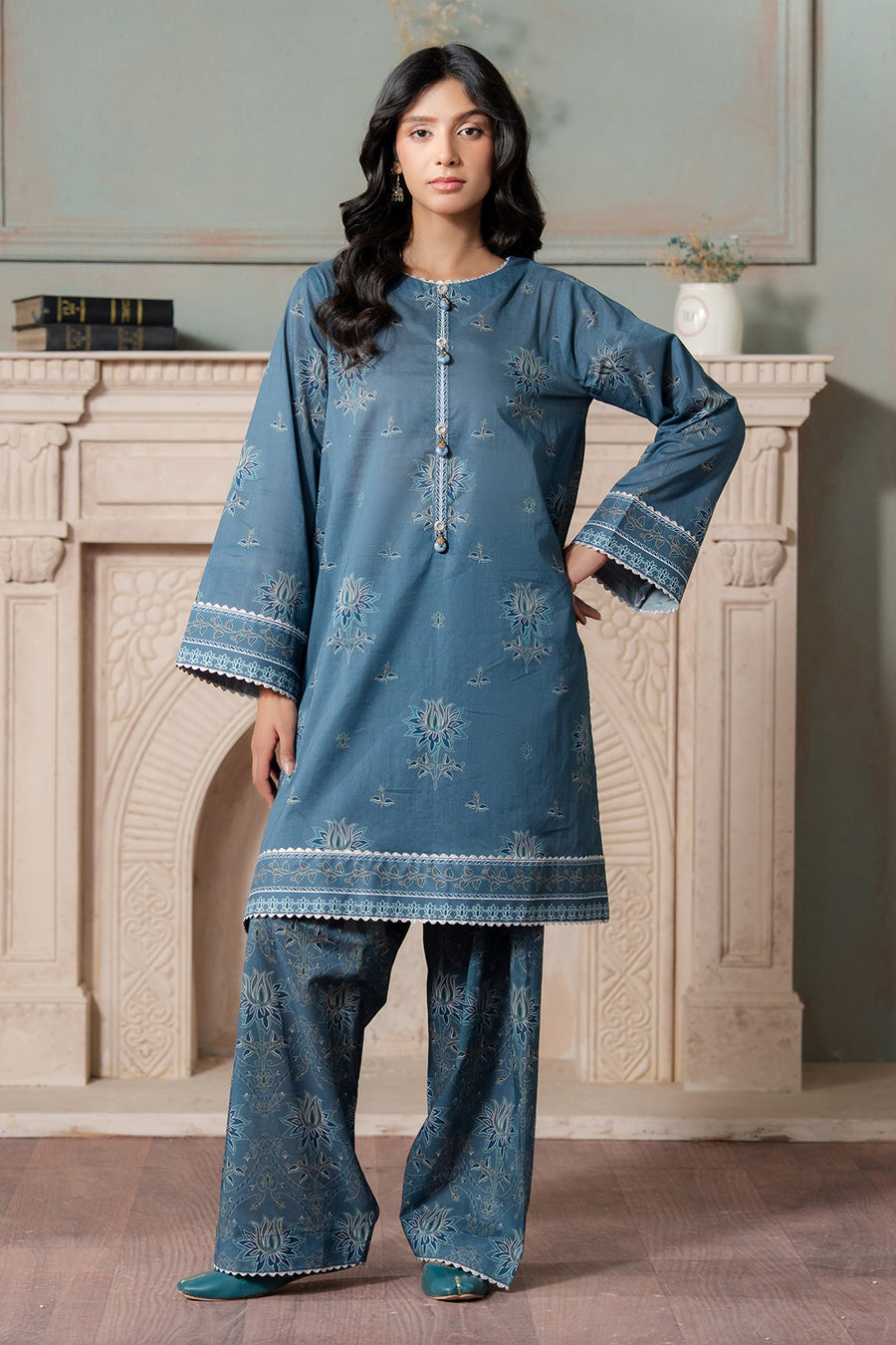 Zellbury Summer Printed Lawn Unstitched 2Pc Suit WUS26X20663
