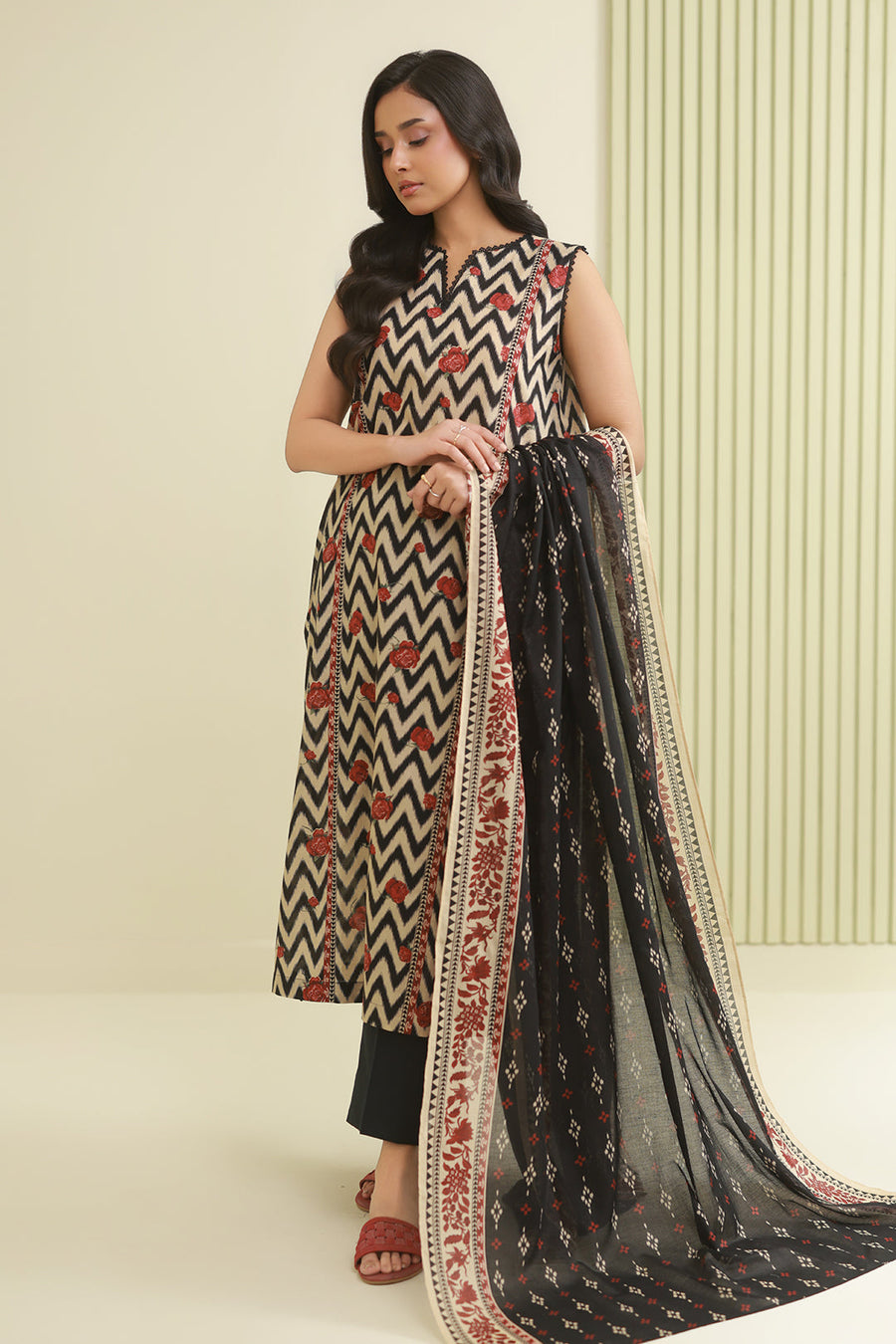 Zellbury Summer Printed Lawn Unstitched 2Pc Suit WUS26X20666