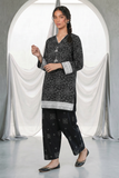 Zellbury Monochrome Printed Lawn Unstitched 2Pc Suit WUS26X20927