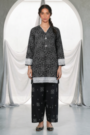 Zellbury Monochrome Printed Lawn Unstitched 2Pc Suit WUS26X20927