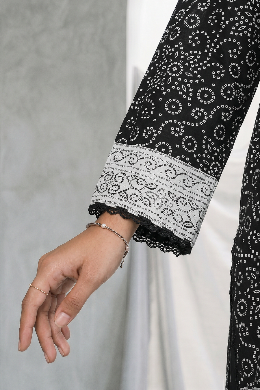 Zellbury Monochrome Printed Lawn Unstitched 2Pc Suit WUS26X20927