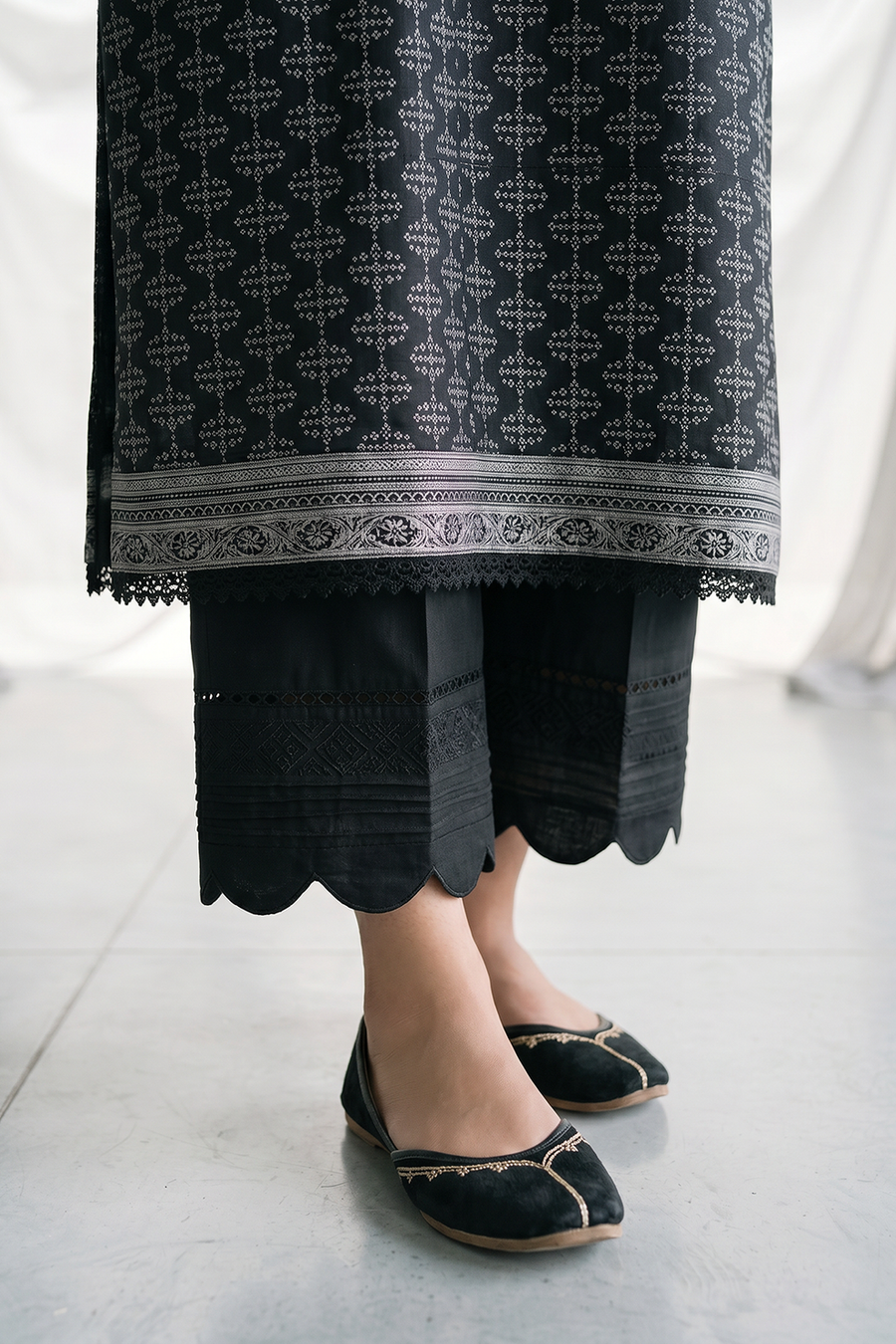 Zellbury Monochrome Printed Lawn Unstitched 2Pc Suit WUS26X21061