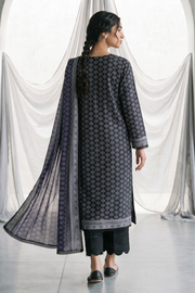 Zellbury Monochrome Printed Lawn Unstitched 2Pc Suit WUS26X21061