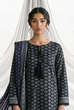 Zellbury Monochrome Printed Lawn Unstitched 2Pc Suit WUS26X21061