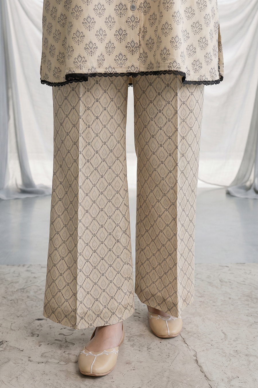 Zellbury Monochrome Printed Lawn Unstitched 2Pc Suit WUS26X21123