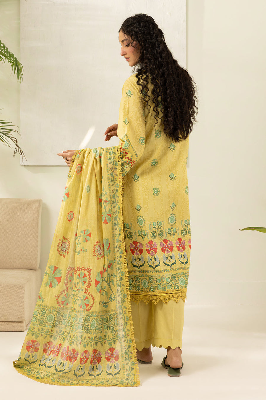 Zellbury Summer Printed Lawn Unstitched 3Pc Suit WUS26X30413