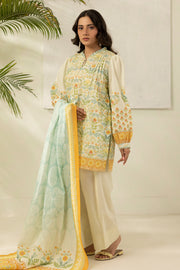 Zellbury Summer Printed Lawn Unstitched 3Pc Suit WUS26X30417
