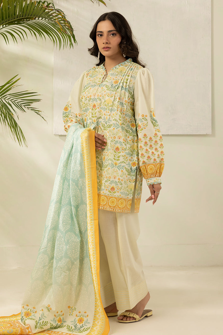 Zellbury Summer Printed Lawn Unstitched 3Pc Suit WUS26X30417