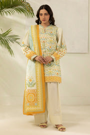 Zellbury Summer Printed Lawn Unstitched 3Pc Suit WUS26X30417