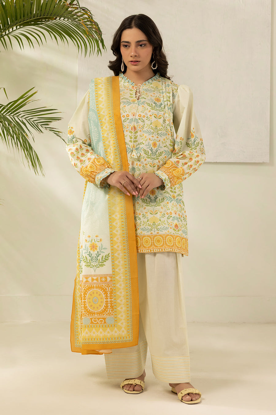 Zellbury Summer Printed Lawn Unstitched 3Pc Suit WUS26X30417