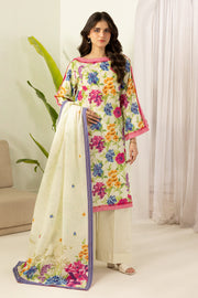 Zellbury Summer Printed Lawn Unstitched 3Pc Suit WUS26X30419