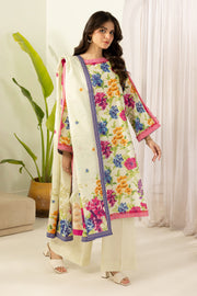 Zellbury Summer Printed Lawn Unstitched 3Pc Suit WUS26X30419