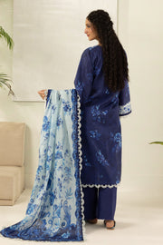 Zellbury Summer Printed Lawn Unstitched 3Pc Suit WUS26X30420