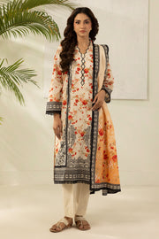 Zellbury Summer Printed Lawn Unstitched 3Pc Suit WUS26X30421