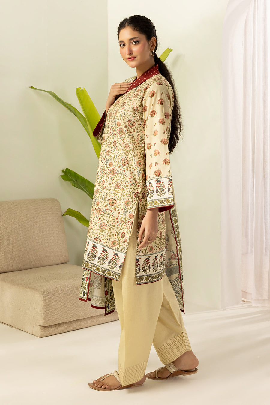 Zellbury Summer Printed Lawn Unstitched 3Pc Suit WUS26X30624