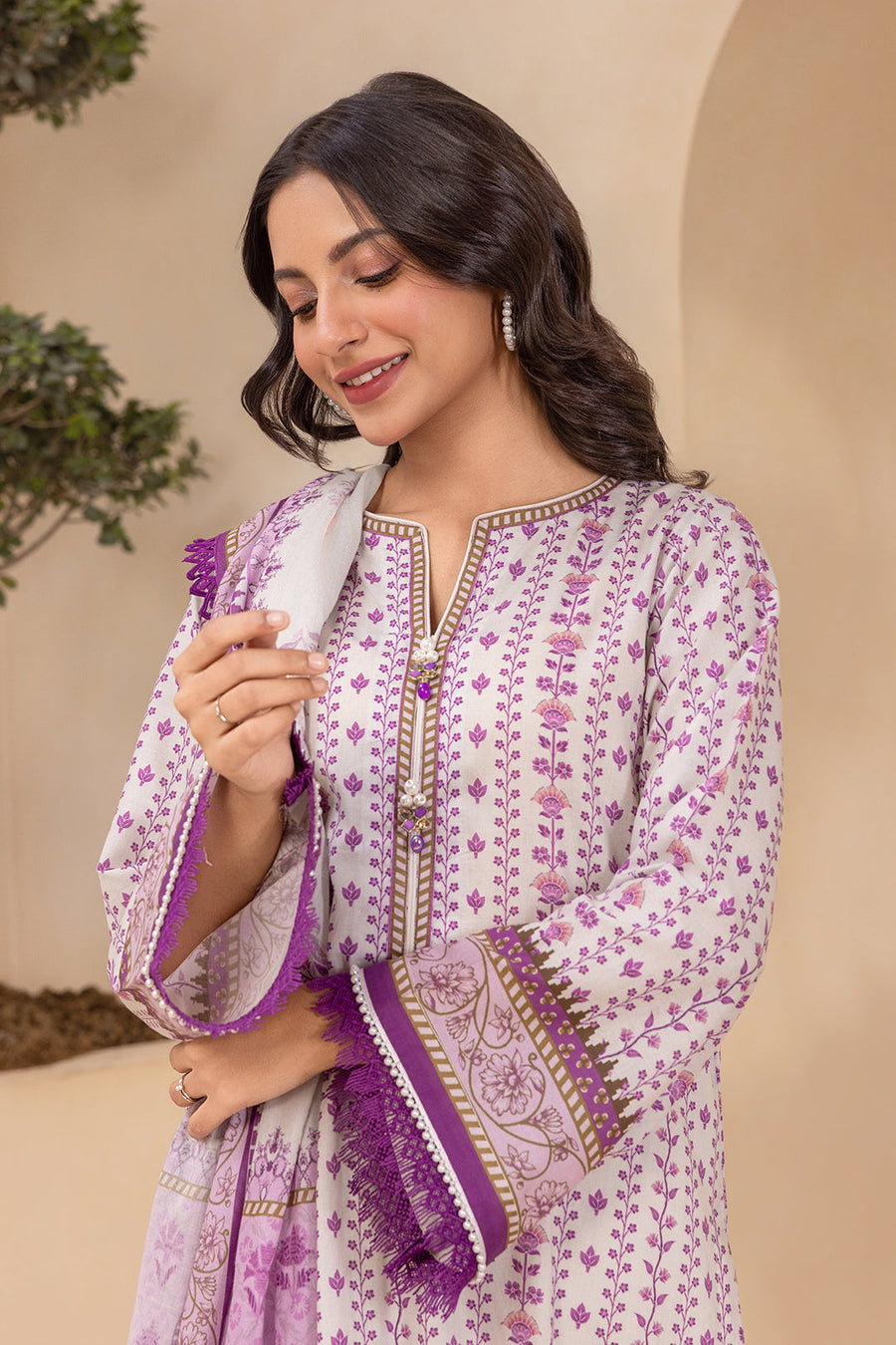 Zellbury Summer Printed Lawn Unstitched 3Pc Suit WUS26X30423