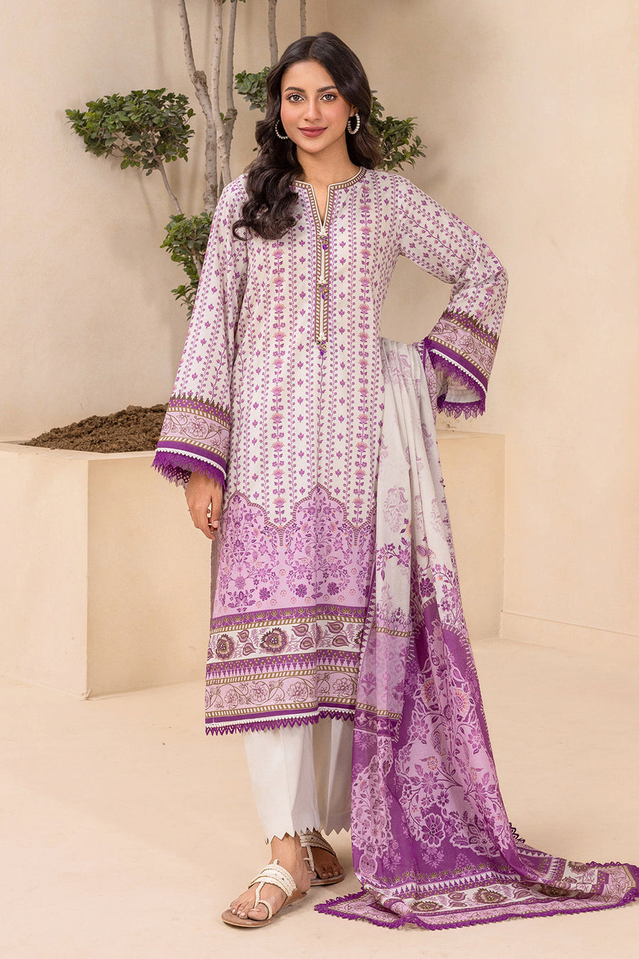 Zellbury Summer Printed Lawn Unstitched 3Pc Suit WUS26X30423