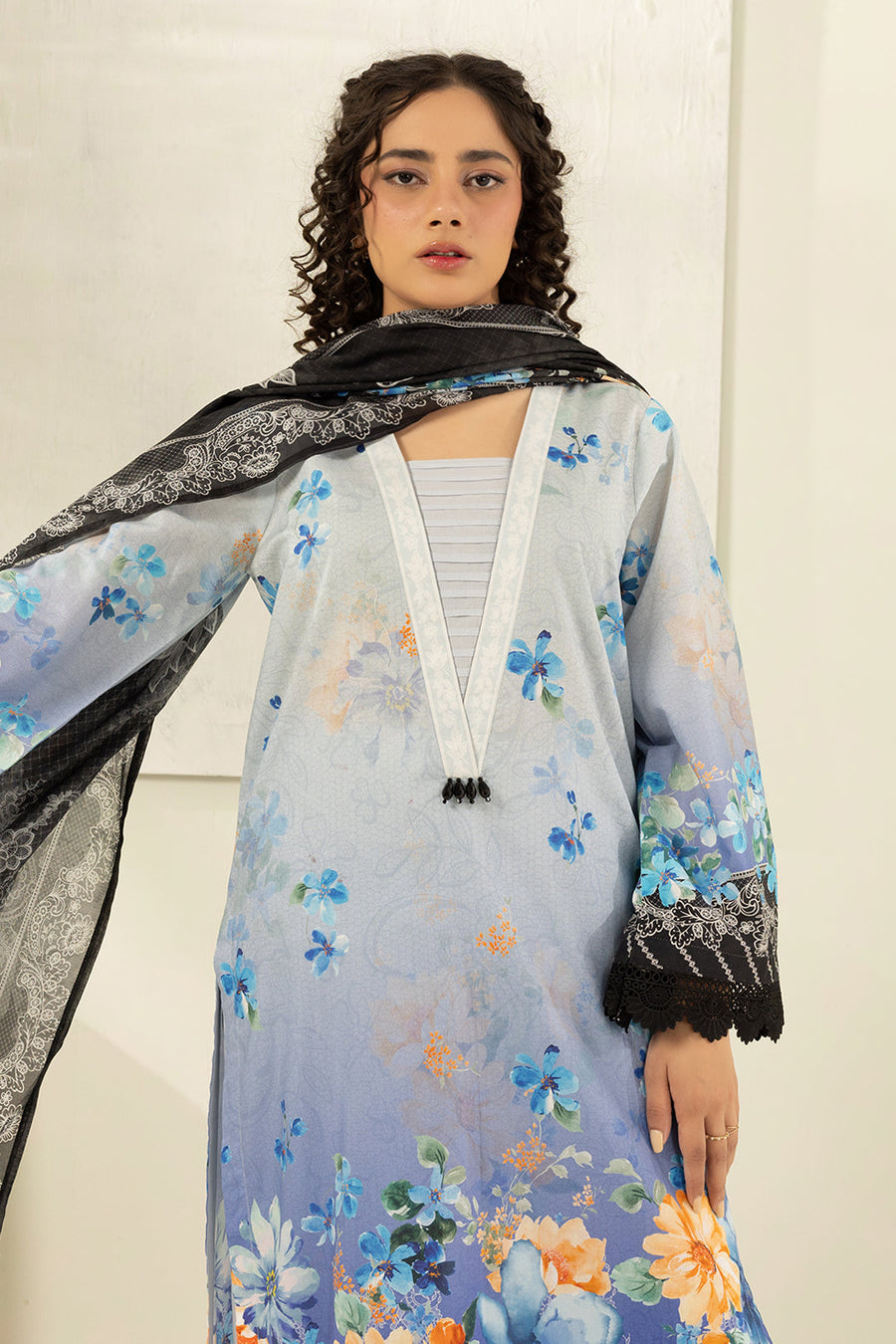 Zellbury Summer Printed Lawn Unstitched 3Pc Suit WUS26X30426