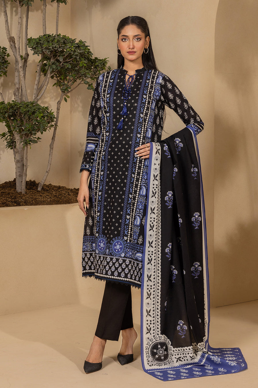 Zellbury Summer Printed Lawn Unstitched 3Pc Suit WUS26X30428