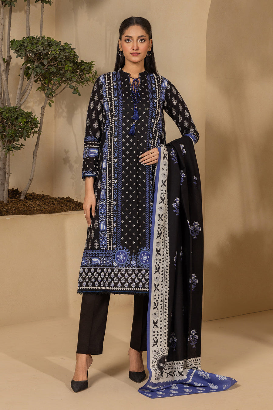 Zellbury Summer Printed Lawn Unstitched 3Pc Suit WUS26X30428