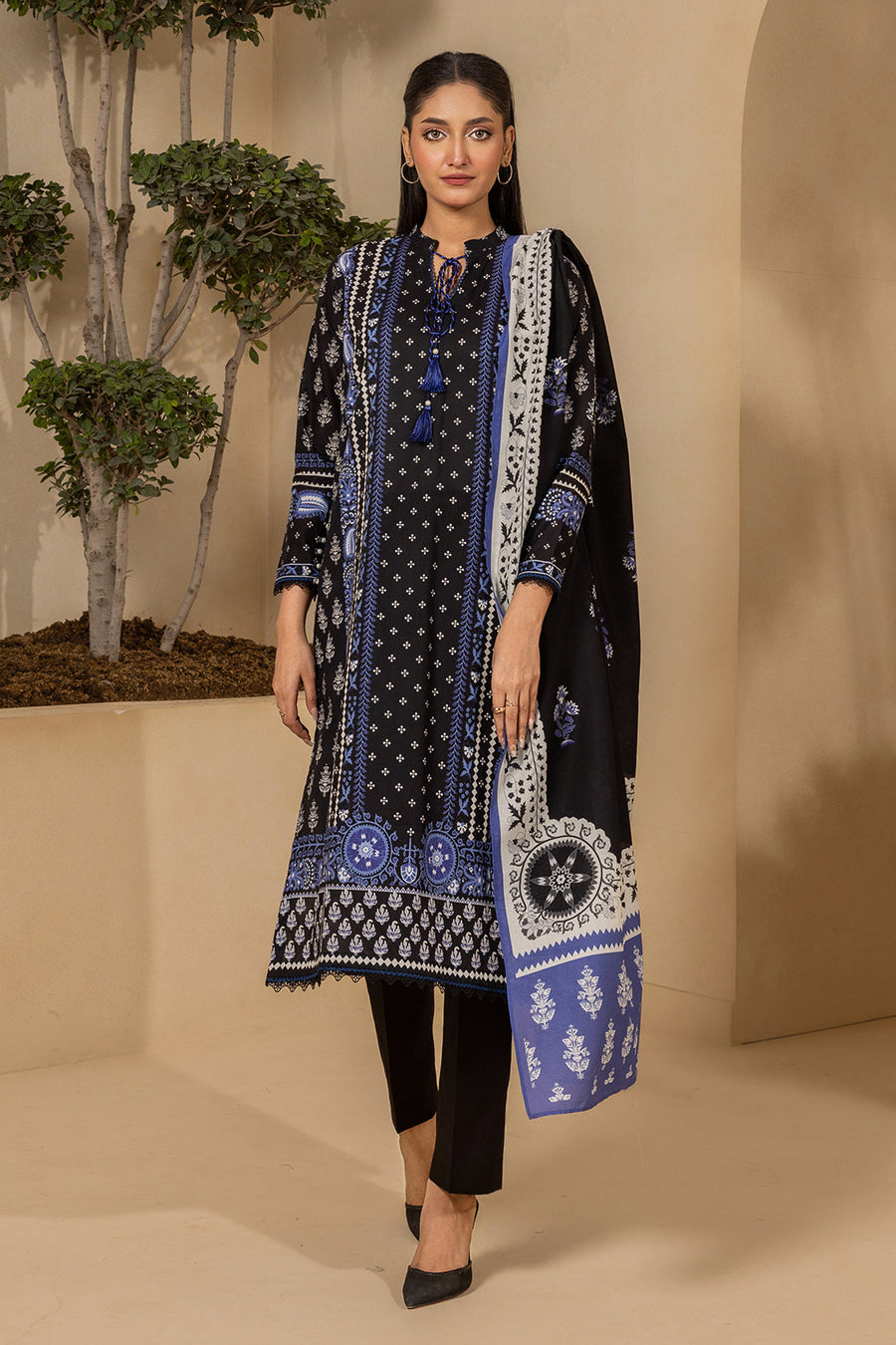 Zellbury Summer Printed Lawn Unstitched 3Pc Suit WUS26X30428