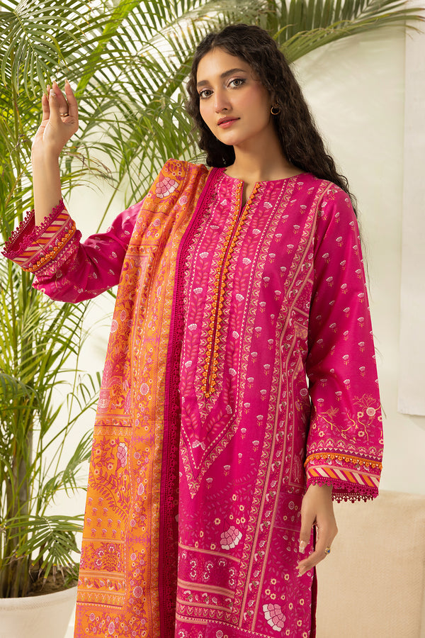 Zellbury Summer Printed Lawn Unstitched 3Pc Suit WUS26X30432