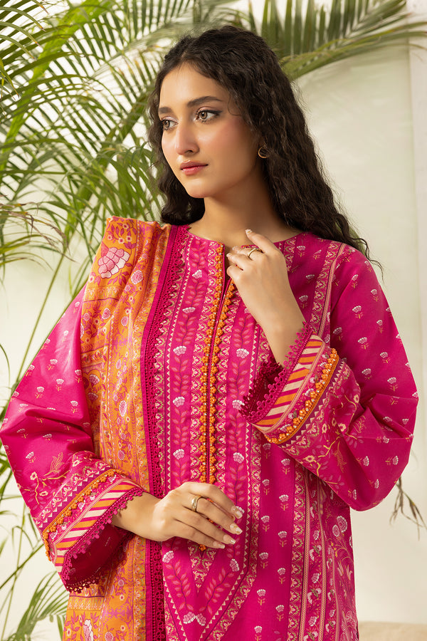 Zellbury Summer Printed Lawn Unstitched 3Pc Suit WUS26X30432