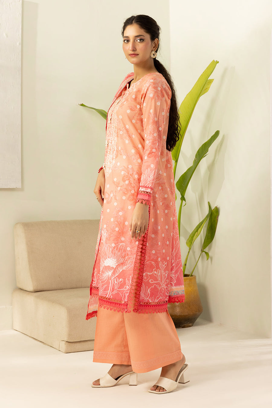 Zellbury Summer Printed Lawn Unstitched 3Pc Suit WUS26X30433
