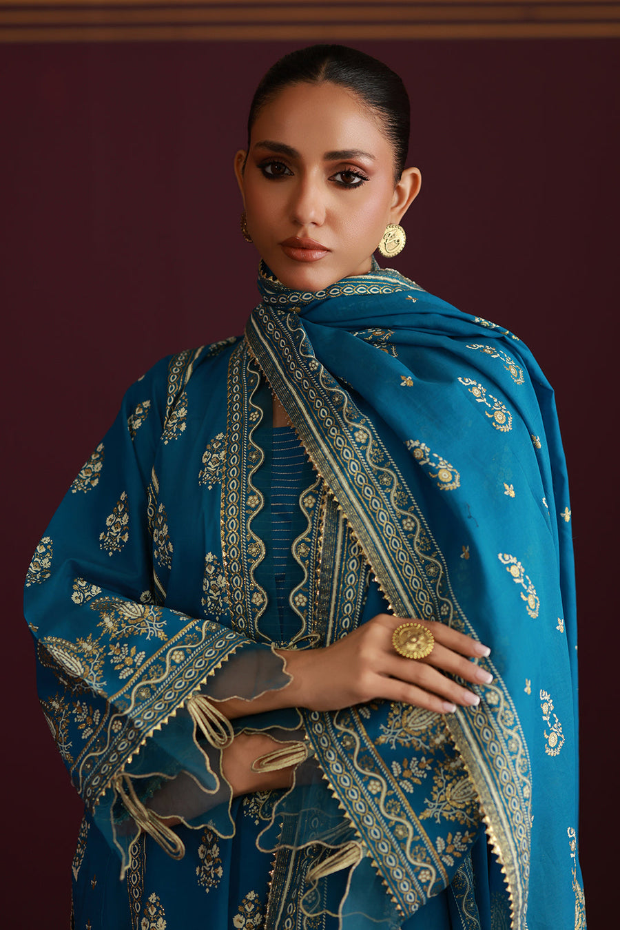 Zellbury Summer Printed Lawn Unstitched 3Pc Suit WUS26X30434