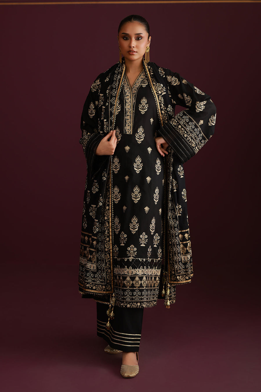 Zellbury Summer Printed Lawn Unstitched 3Pc Suit WUS26X30436