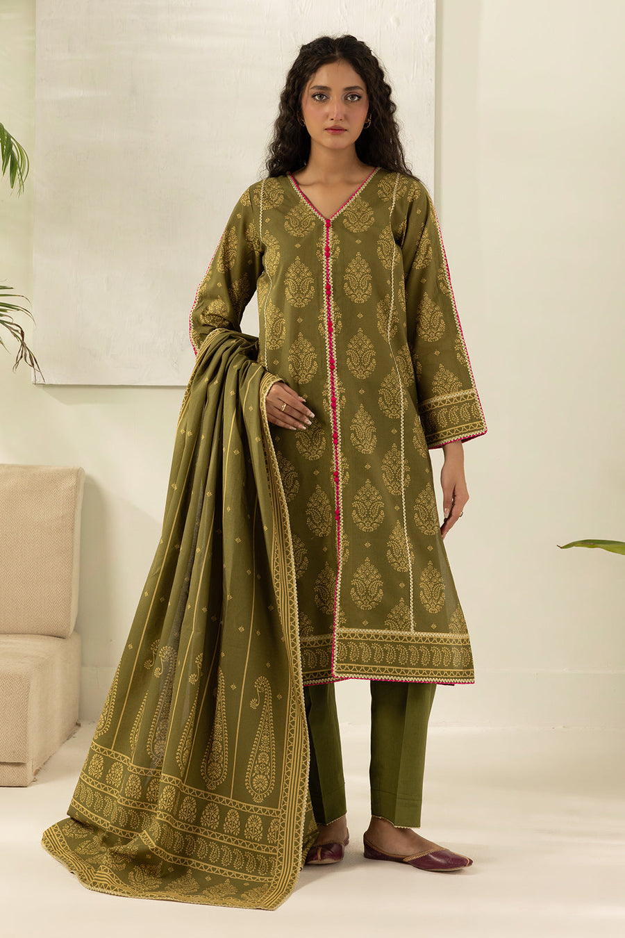 Zellbury Summer Printed Lawn Unstitched 3Pc Suit WUS26X30437