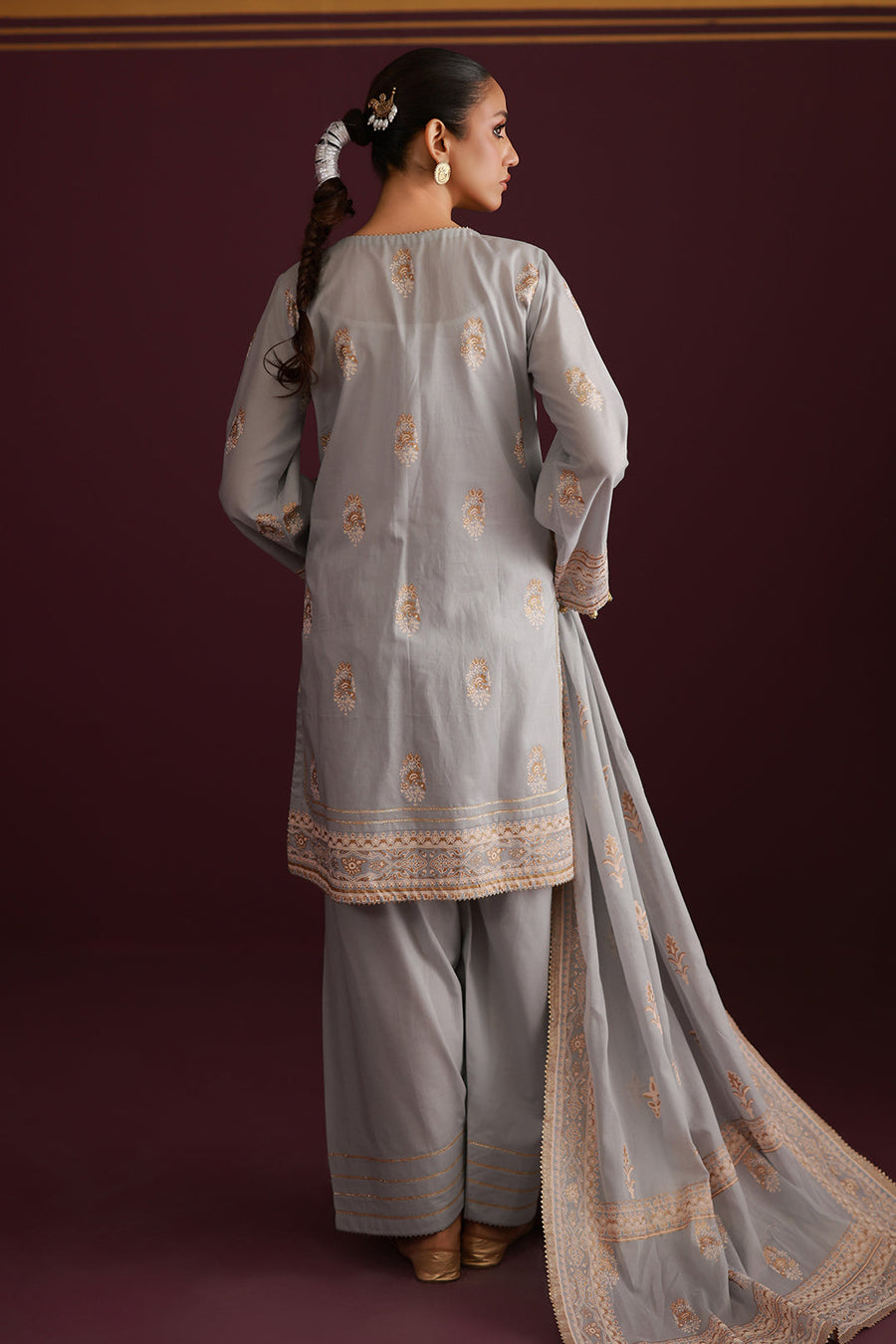 Zellbury Summer Printed Lawn Unstitched 3Pc Suit WUS26X30438