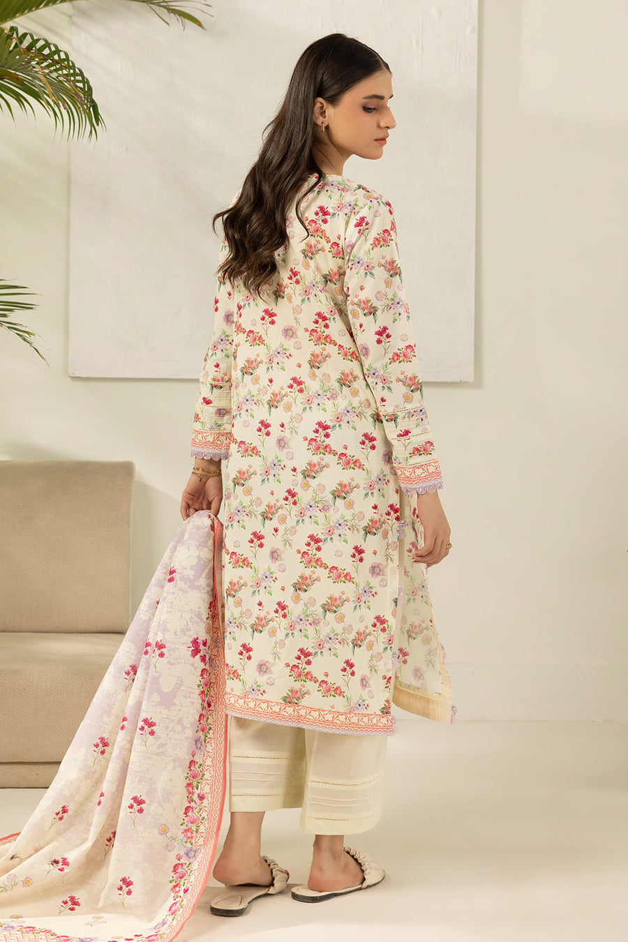 Zellbury Summer Printed Lawn Unstitched 3Pc Suit WUS26X30439