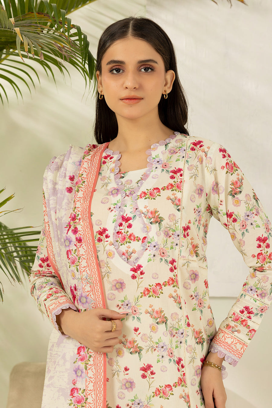 Zellbury Summer Printed Lawn Unstitched 3Pc Suit WUS26X30439